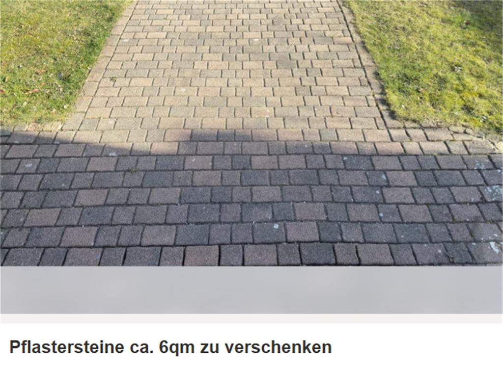 Leere Adventskalender und Steine: Kuriose Angebote im Internet Pflasterstein gibt umsonst auf Kleinanzeigen.