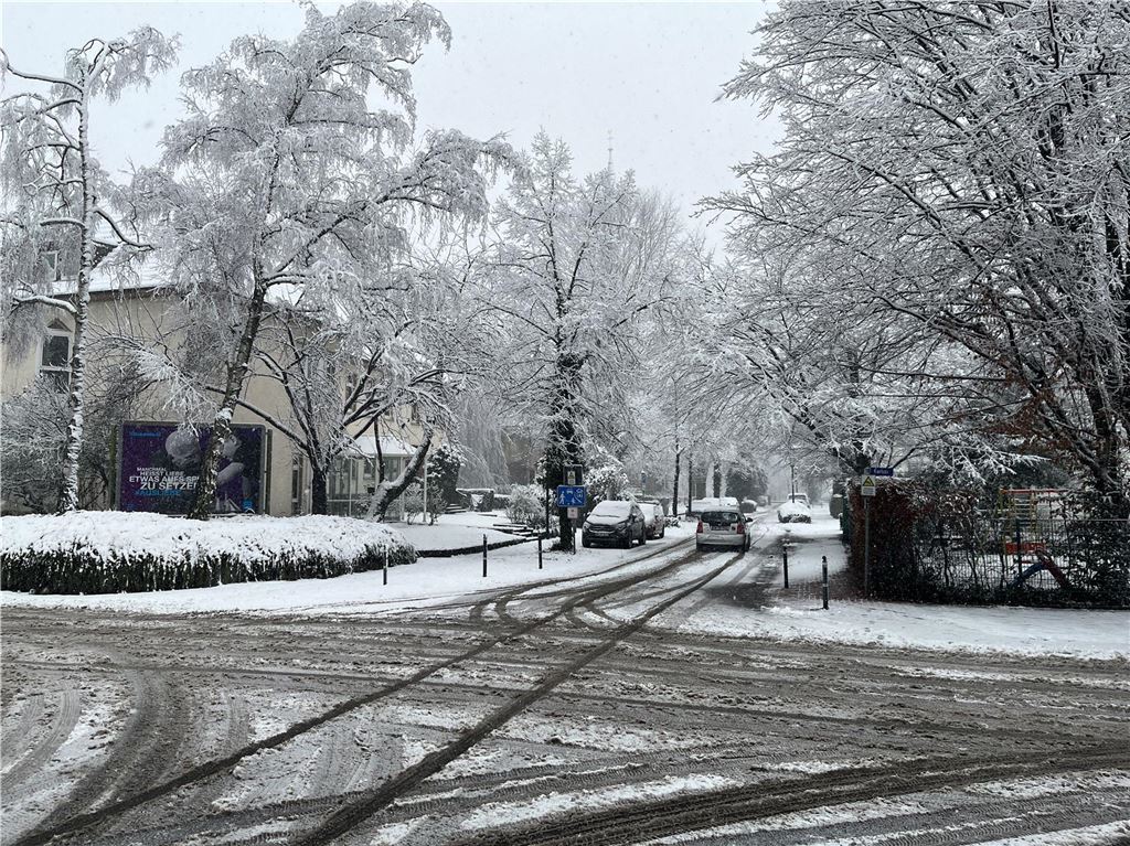 Die Straßen sind einigermaßen zu befahren.