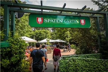 Einer der schönsten Biergärten Dortmunds: der „Spaten Garten“. (Archivbild)
