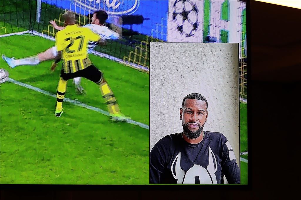 BVB erinnert bei Malaga-Abend an das Wunder von Dortmund: „Am Ende explodiert das Ding einfach“ Felipe Santana während einer Video-Schalte.