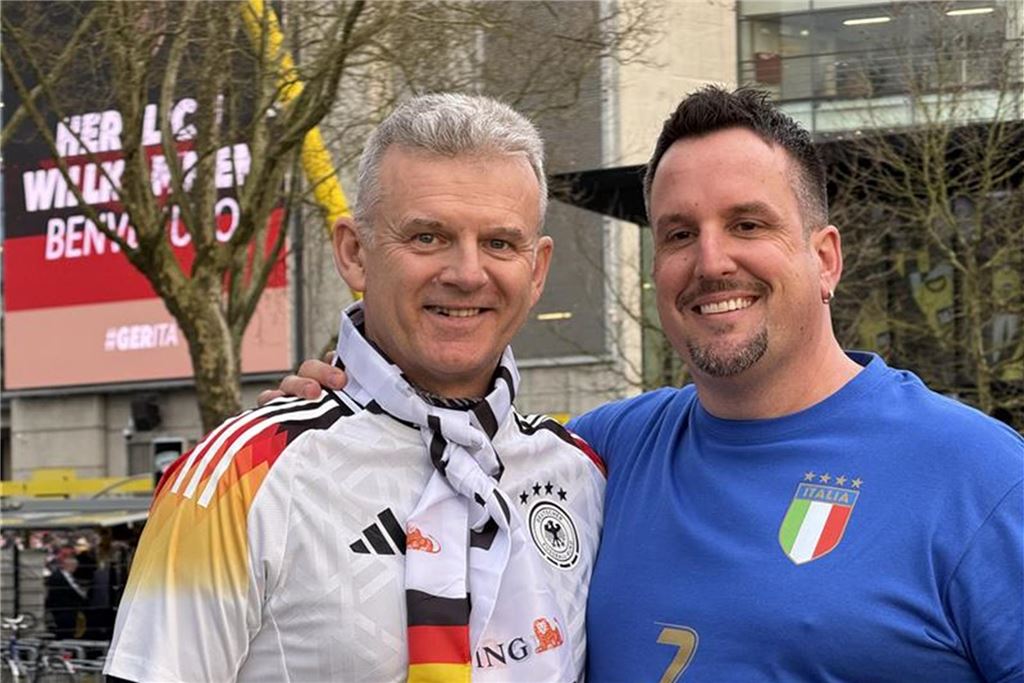 Fanfreundschaft am Stadion
