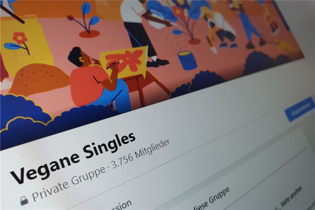 Vegane Singles: Wenn der Käse im Kühlschrank zum No-Go wird Fast 4000 Mitglieder aus dem gesamten deutschsprachigen Raum hat die Facebook-Gruppe Vegane Singles.