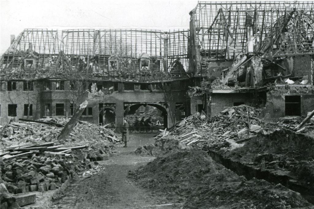 Fliegerangriff, Barbarastraße, 1943