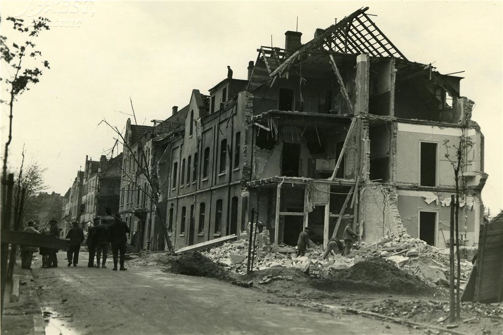 Fliegerangriff, Hospitalstraße, 1943