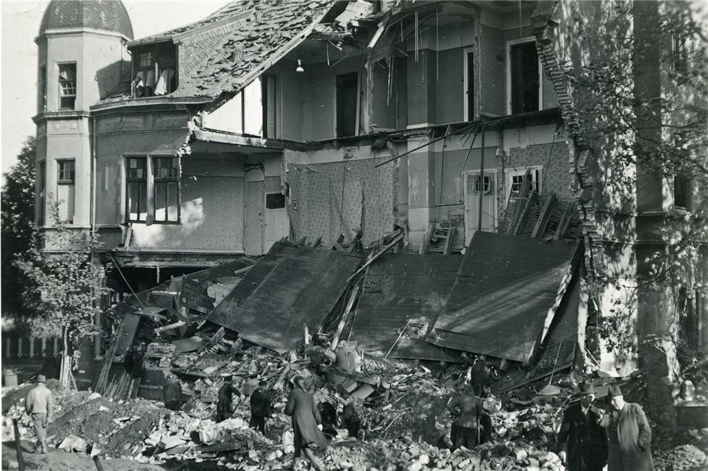 Fliegerangriff, Hospitalstraße, 1944