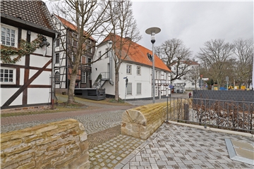 Für den geplanten „Shared Space“ am Morgentor müssten vier Bäume gefällt werden - so sieht es die Planung vor. Die Fällungen sind jetzt jedoch erstmal zurückgestellt, weil es Bedenken gegen die Fällungen gibt.