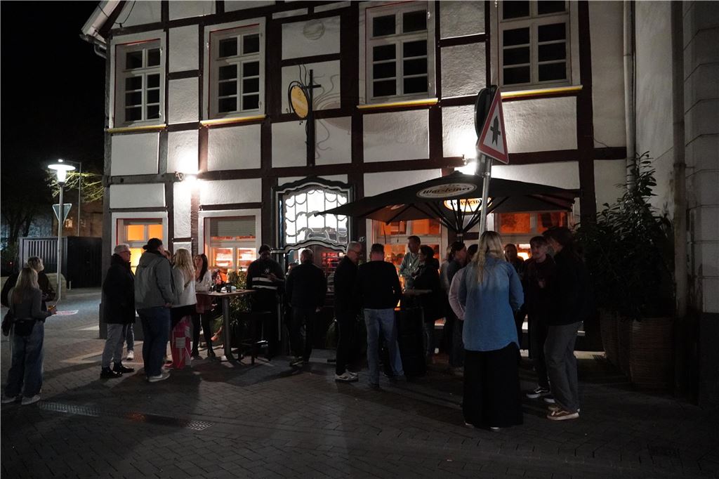 Gleich geht die Party los.
