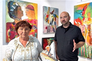 Ilona Hetmann und Thomas Hugo gehören zum Verein der Kunstforderer, die die Aktion „Kunstort Unna“ mit verschiedenen Beiträgen bereichern.