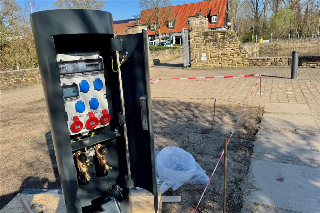 Bergmann-Biergarten vor Haus Rodenberg eröffnet am 9. April Servicepunkte im Biergarten vor Haus Rodenberg.