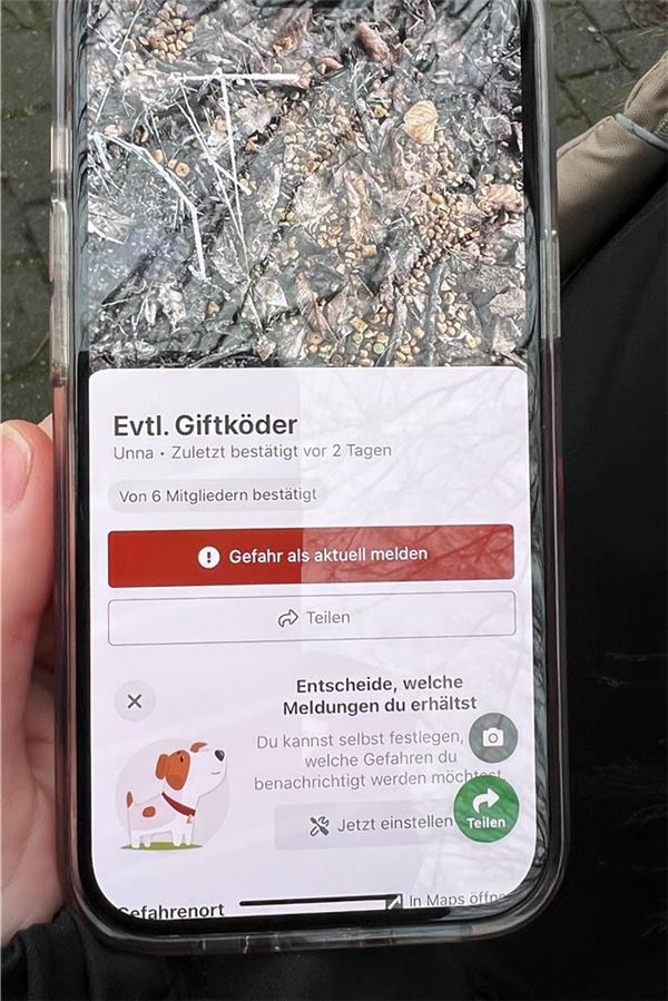 Nur noch an der kurzen Leine aus Angst vor Gift im Bornekamp In einer App für Hundebesitzer wird vor Giftködern in Unna gewarnt.