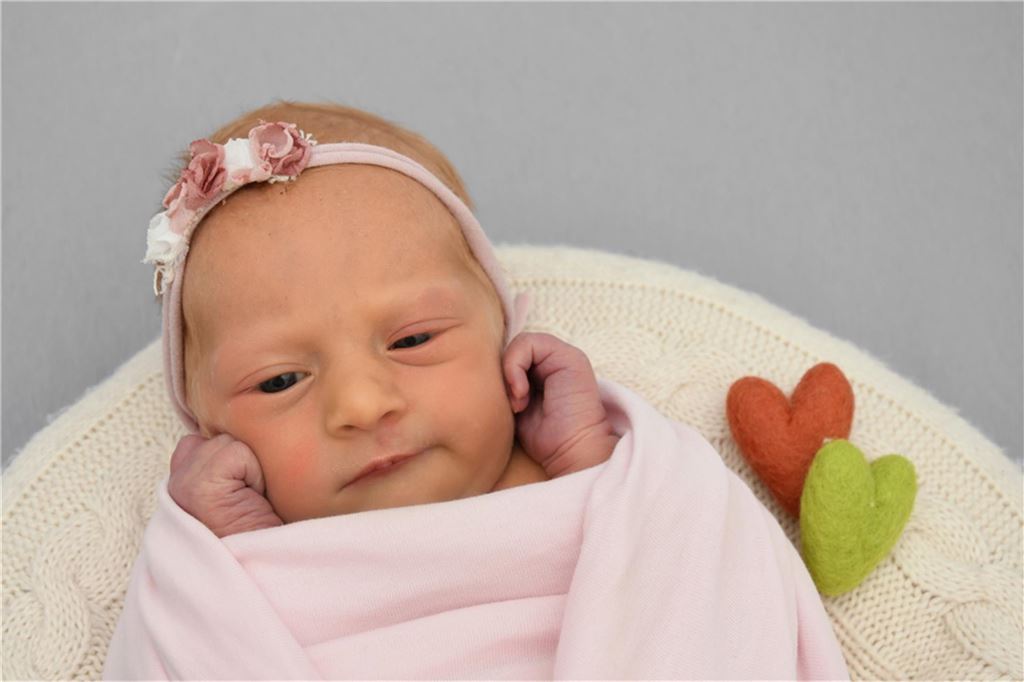 Chiara Aurelia aus Odenthal, geboren am 21. Februar 2025 im CKU Unna.