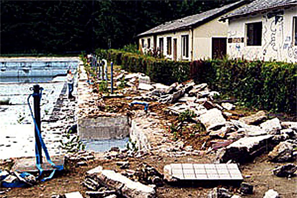 Geistesblitz von Gernot Folkers: Bürgerbegehren rettete 1994 das Elsebad Das Elsebad in Schwerte-Ergste im Jahr 1994