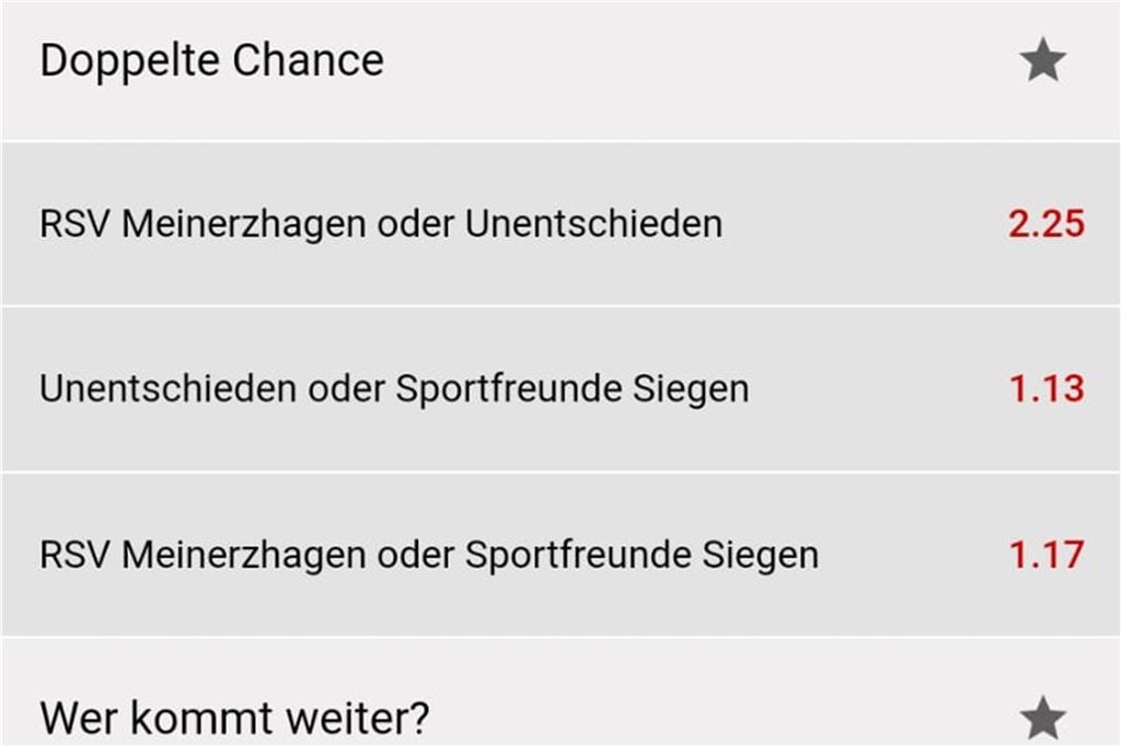 Brisantes Milliardengeschäft auf Wettportalen mit Amateurfußball: Spiele in Westfalen betroffenBrisantes Milliardengeschäft auf Wettportalen aufgedeckt: Amateurfußball in Westfalen betroffen Insgesamt 165 Möglichkeiten gibt es auf die Partie zwischen Meinerzhagen und Siegen sein Geld zu setzen.
