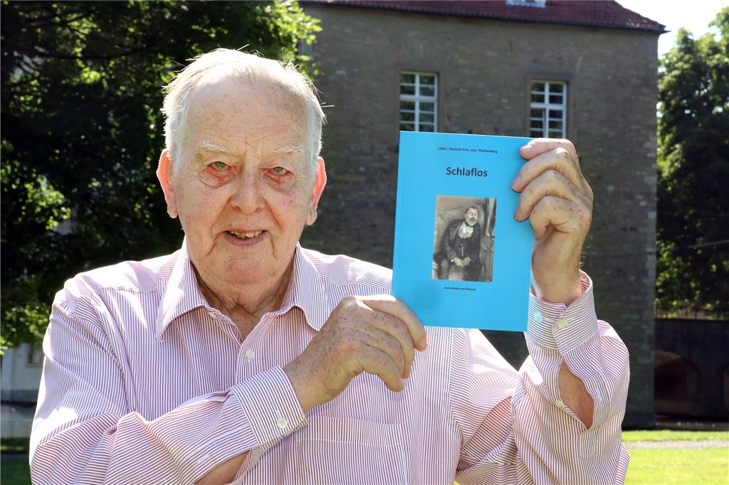 Der Schlossherr ist tot: Ein Abschied von Henner von Plettenberg Jobst-Henrich Freiherr von Plettenberg veröffentlichte im Sommer 2017 ein Buch mit Erzählungen, das den Titel „Schlaflos“ trägt.