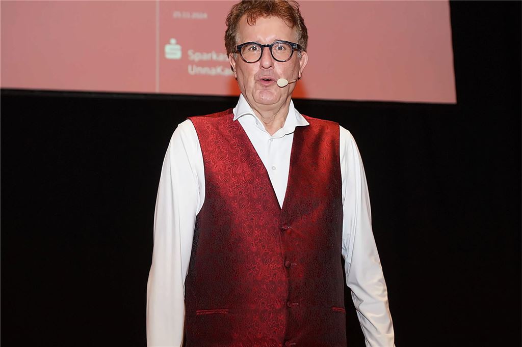Kabarettist Christoph Brüske in der Stadthalle Unna.