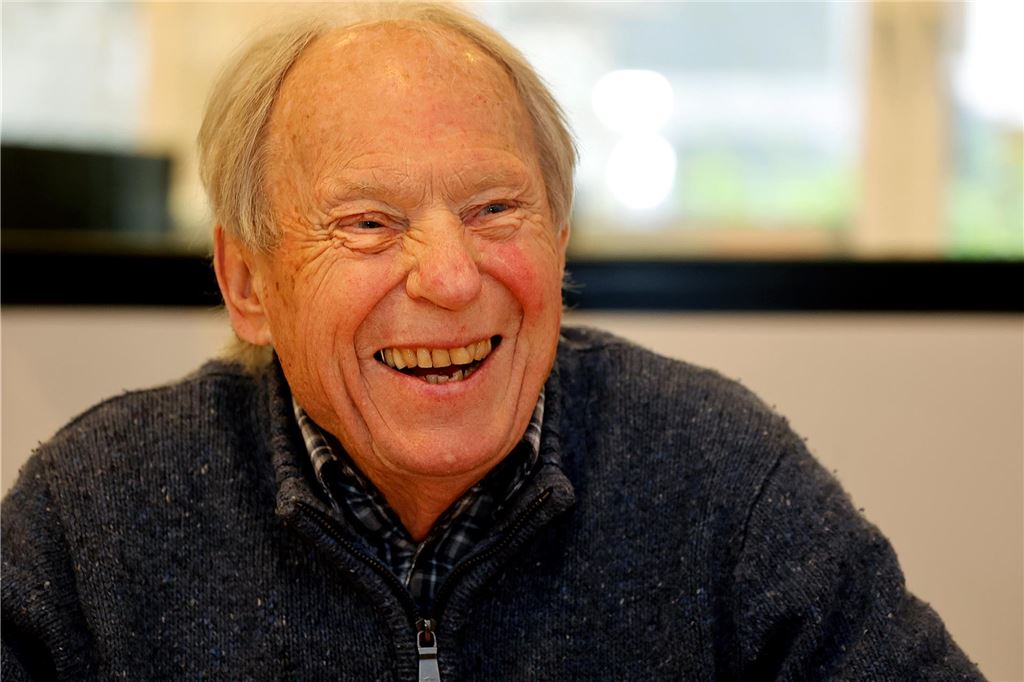 Die doppelte Flucht Klaus Goehrkes am Ende des Zweiten Weltkrieges Klaus Goehrke lachend.