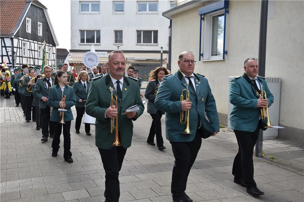 Spielmannszug beim Umzug.
