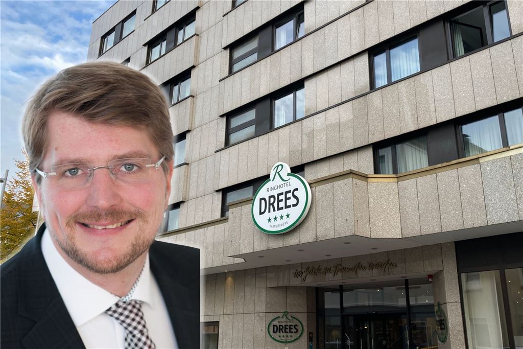 Energiekrise: Müssen Dortmunder Hotels im Winter schließen? Markus Riepe ist einer der Gastgeber im Familiengeführten Hotel Drees an der Hohen Straße.