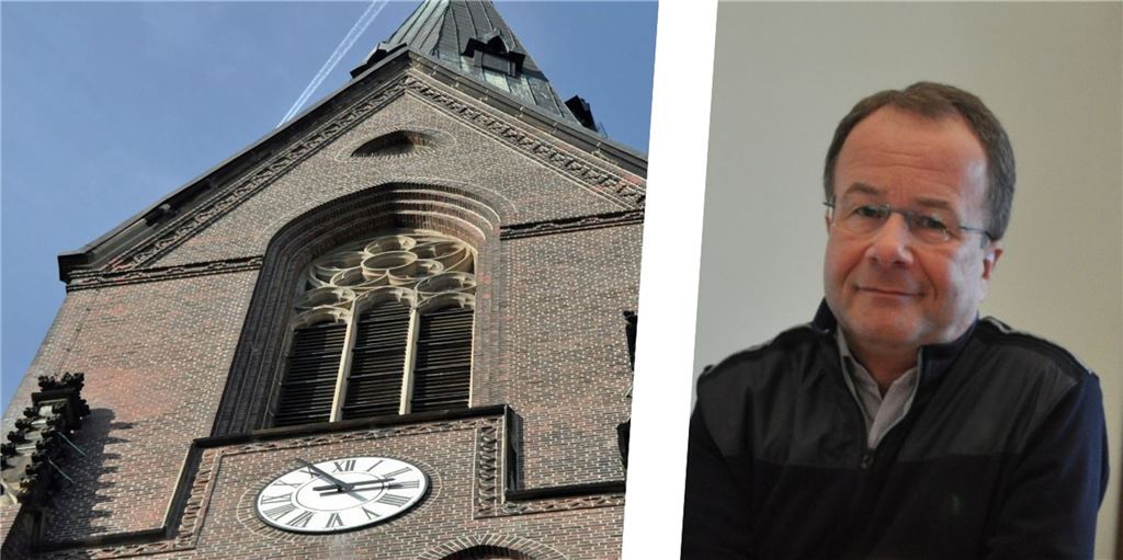 Pfarrer Mombauer zu hohen Energiekosten: „Wir haben keinen Puffer“ St. Marien Kirche und Pfarrer Michael Mombauer.