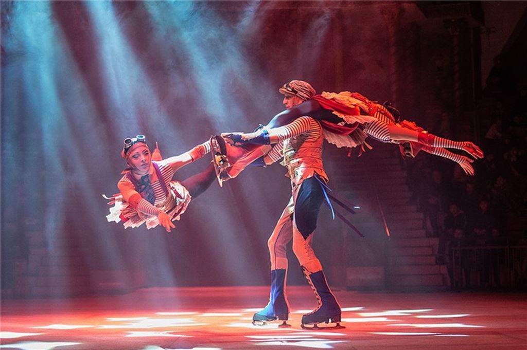 Unna bekommt 2020 Eis – aber in der Stadthalle „Moscow Circus on Ice“ verspricht für seine Show in der Stadthalle Unna spektakuläre Stunts und faszinierende Artistik auf Kunststoff-Eis.