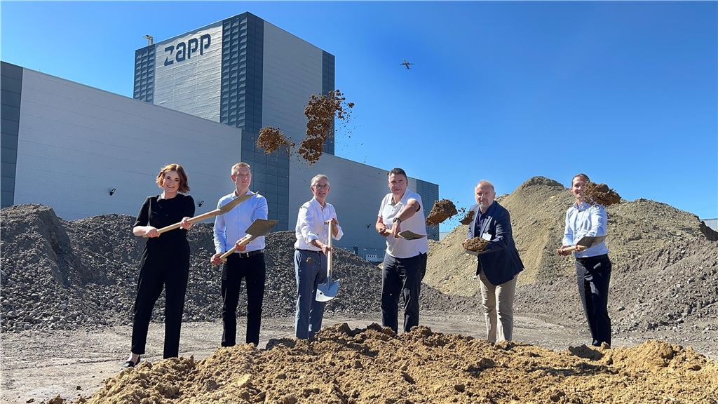 Spatenstich: Neubau der Firma Zapp an der Hansastraße in Unna