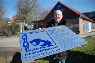 Norbert Muczka und das Team vom Westfälischen Kettenschmiedemuseum haben Regeln für den Zutritt in die Museumsräume beschlossen.