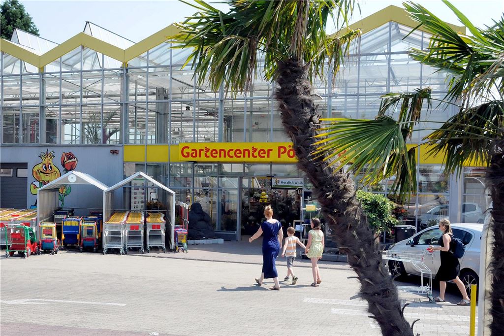 Vor 60 Jahren erhielt Schwerte das erste Gartencenter: Augsburg feiert Der Eingang zum Gartencenter Pötschke in Schwerte-Lichtendorf