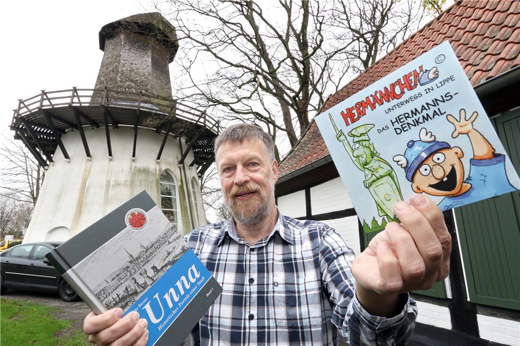 Ohne Pit Kracht wird es sehr viel stiller in Unnas Stadtgeschichte Ob für Erwachsene oder für Kinder: Dr. Peter Kracht (hier am Friedrichsborn in Königsborn) wählte unterschiedliche Wege, Geschichte und Kultur seiner Heimat zu vermitteln.