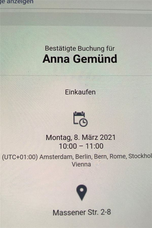„Click & Meet“: So gut funktioniert Shopping mit Termin in Unna Per E-Mail kommt die Bestätigung: Der Einkaufstermin am Montagmorgen ist gebucht.