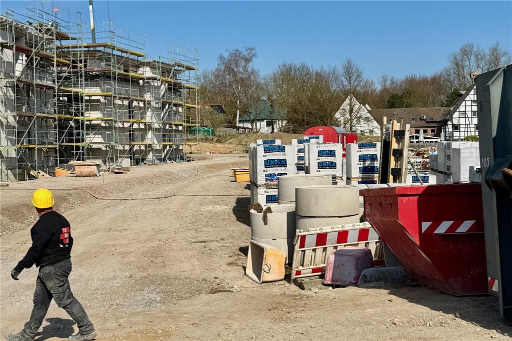 Dortmunds erstes inklusives Wohnhaus entsteht in Menglinghausen Ein Blick auf ein Baugebiet in Menglinghausen.