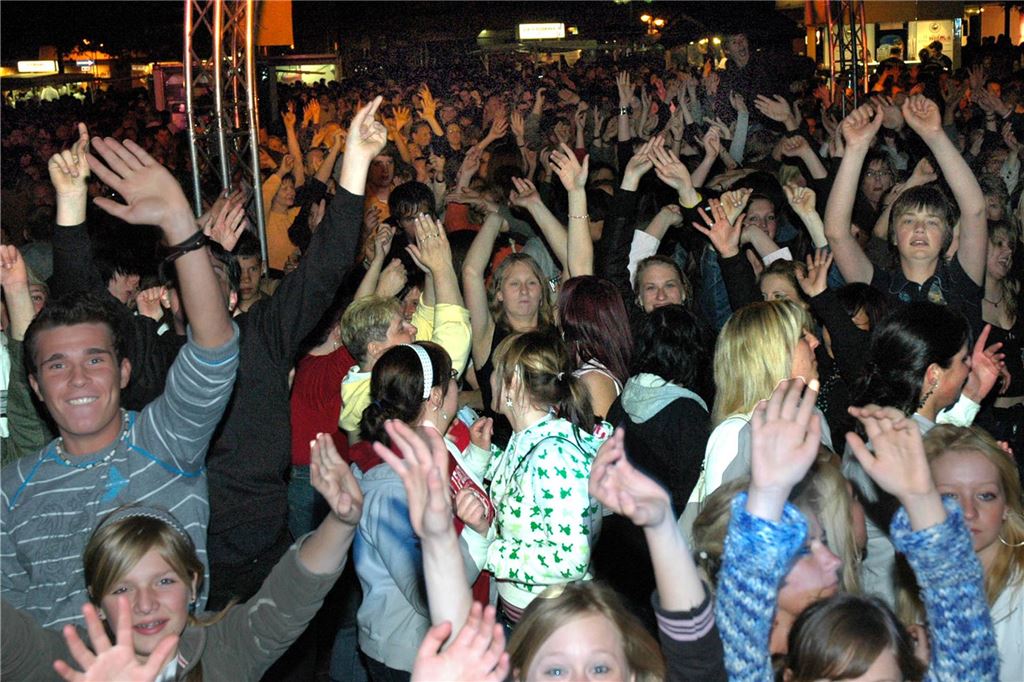 Tanz in den Mai auf dem Marktplatz 2007.