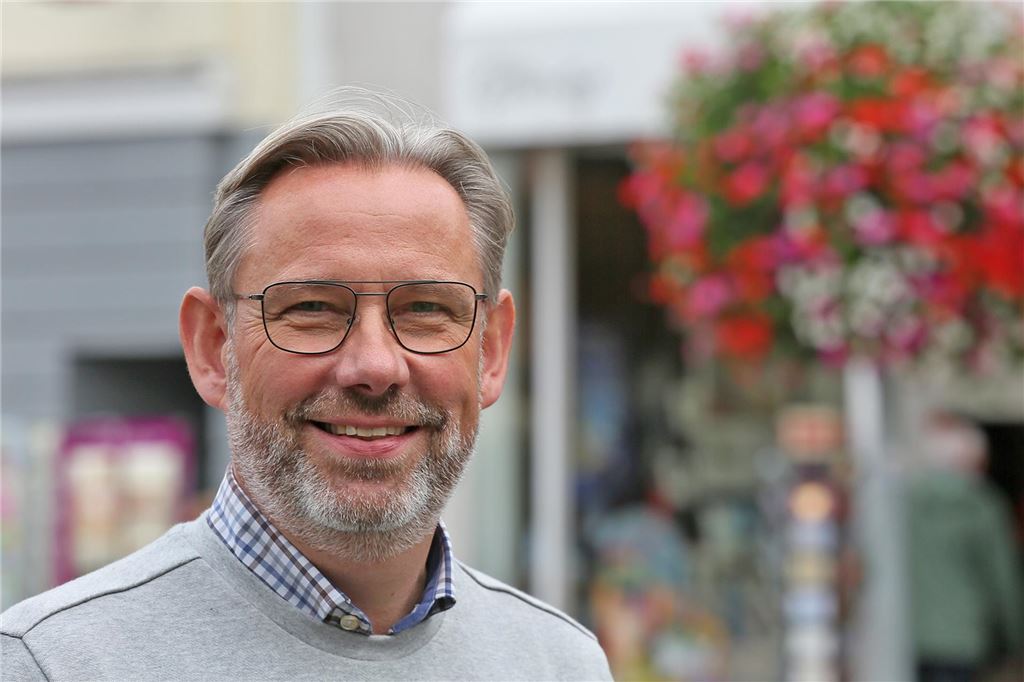 Fahrradverbot in der Fußgängerzone: Polizei wünscht „einfache Lösung“ Thomas Weber ist Vorsitzender des City-Werberings in Unna.