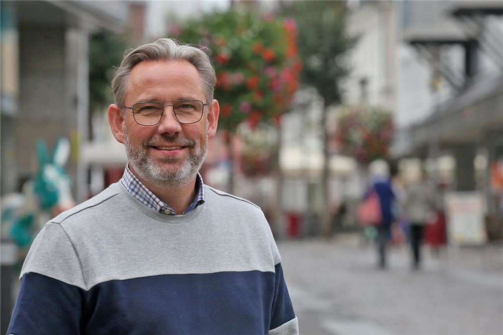 „Unsäglich hässlich“: Wie Discounter Unnas Innenstadt prägen Thomas Weber, Vorsitzender des City-Werberings, sorgt sich um die Attraktivität der Unnaer Innenstadt