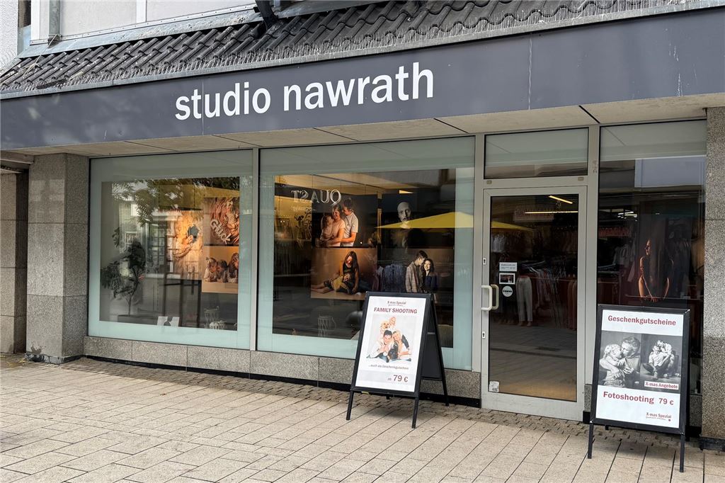 Fotografen beschweren sich: Passbildautomat „bedroht Existenz“ Das Studio Nawrath befindet sich in der Massener Straße 3 in Unnas Innenstadt.