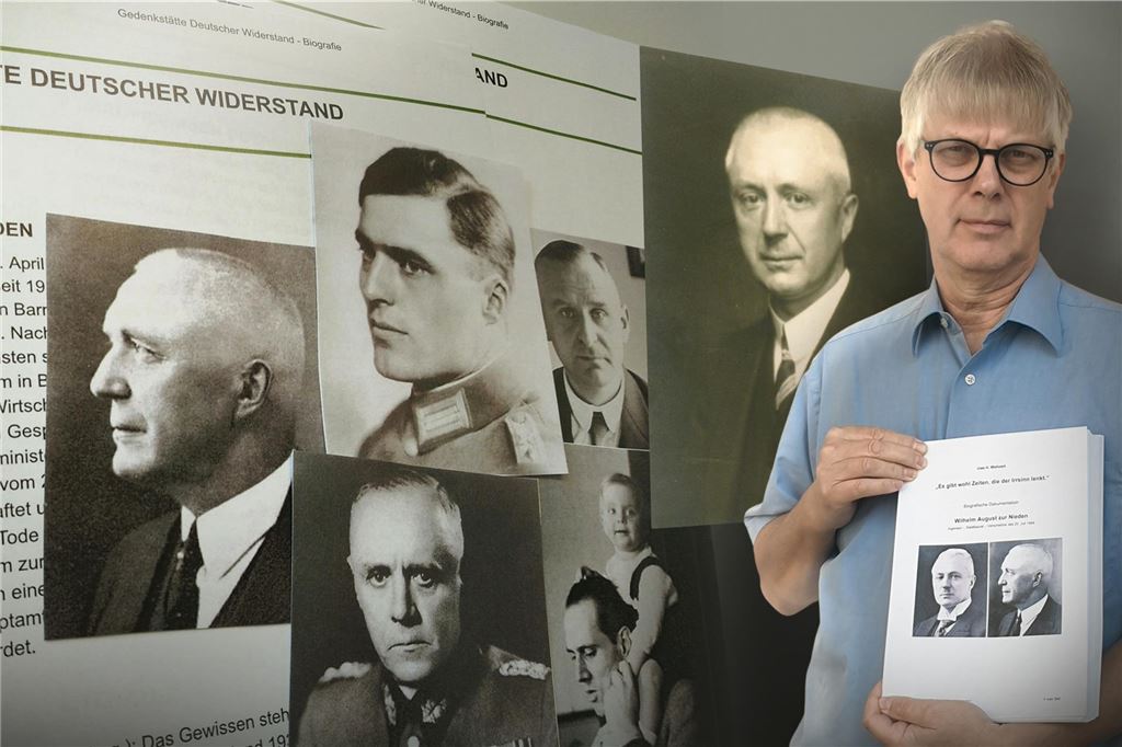 Vor 80 Jahren: SS ermordet Mitwisser des Hitler-Attentats aus Fröndenberg Uwe Wehnert hält seine Biografie über den Fröndenberger Widerstandskämpfer Wilhelm zur Nieden in den Händen.