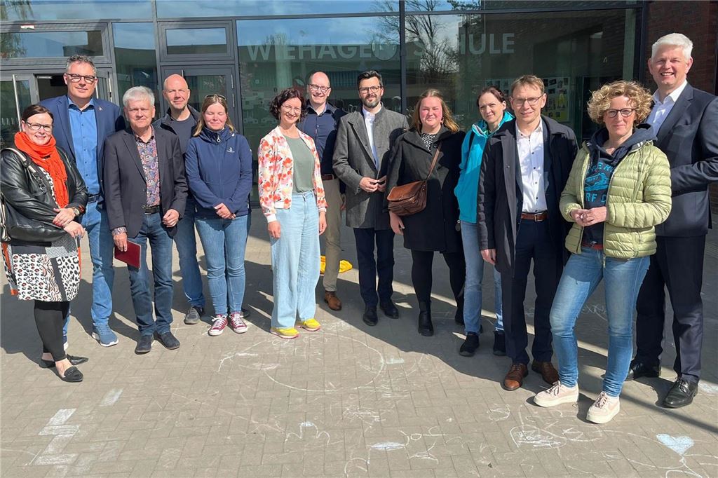 Wiehagen-Eltern befürchten Probleme beim dringend nötigen Ausbau Vertreter der Schule und der Politik diskutierten rund eine Stunde über die Zukunft der Wiehagenschule.