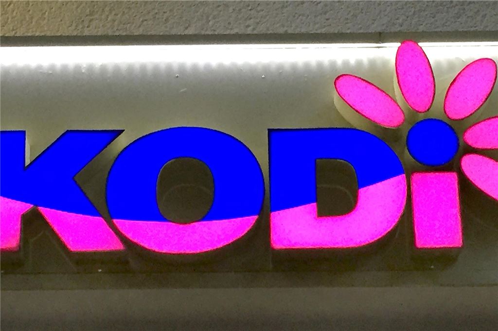 Kodi-Filiale auf der Schließungsliste: Ein Funken Hoffnung bleibt noch Der Schriftzug eines Haushalts-Discounters.