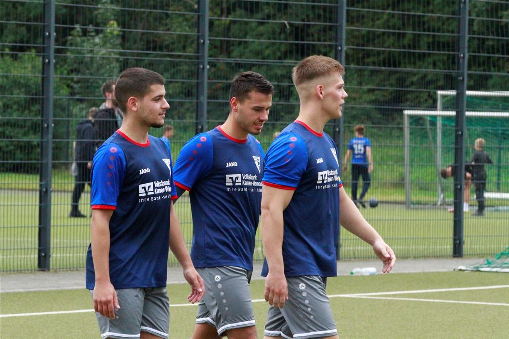 Mirac Kavakbasi wechselt innerhalb von Werne Vor zwei Jahren spielte Mirac Kavakbasi (l.) schon für den Werner SC, hier mit Henry Poggenpohl (M.) und Marvin Stöver.