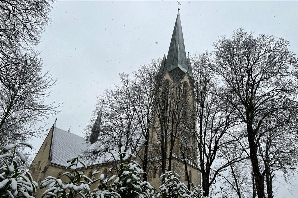 Kamen im Winter.