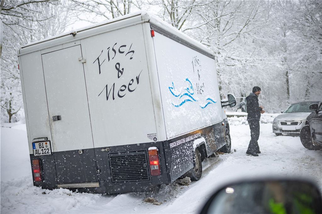 Wintereinbruch im Kreis Unna am 9.1.2025: Eindrücke aus dem verschneiten Raum Unna.