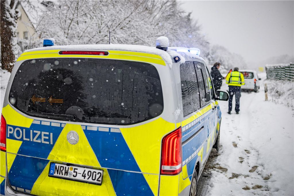 Wintereinbruch im Kreis Unna am 9.1.2025: Eindrücke aus dem verschneiten Raum Unna.