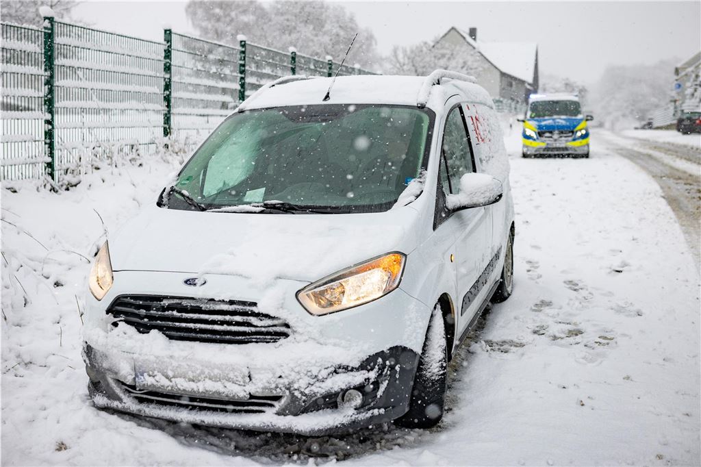 Wintereinbruch im Kreis Unna am 9.1.2025: Eindrücke aus dem verschneiten Raum Unna.