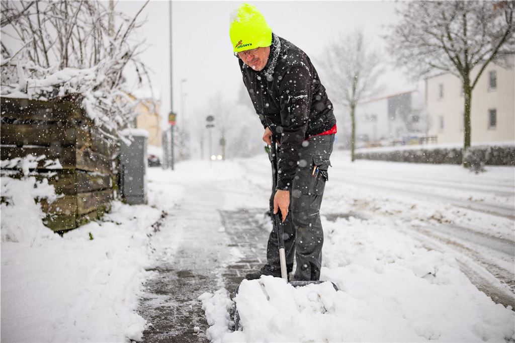 Wintereinbruch im Kreis Unna am 9.1.2025: Eindrücke aus dem verschneiten Raum Unna.