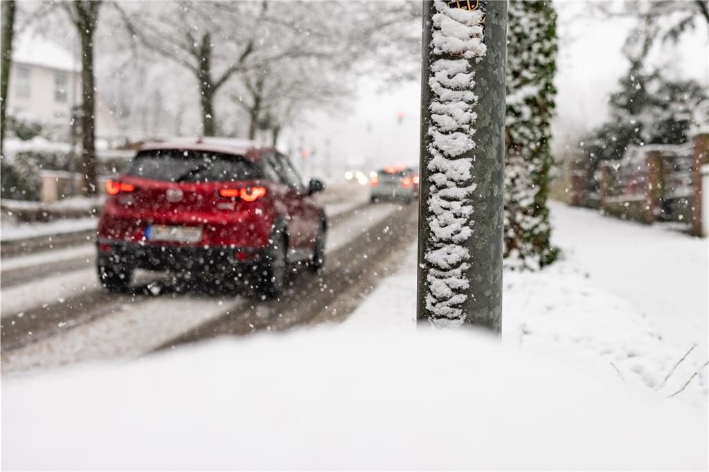 Wintereinbruch im Kreis Unna am 9.1.2025: Eindrücke aus dem verschneiten Raum Unna.
