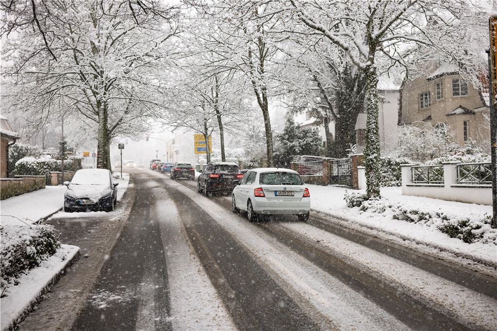 Wintereinbruch im Kreis Unna am 9.1.2025: Eindrücke aus dem verschneiten Raum Unna.