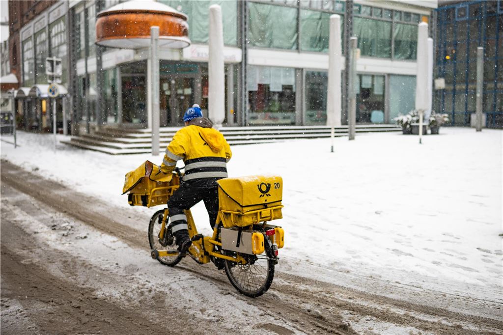 Wintereinbruch im Kreis Unna am 9.1.2025: Eindrücke aus dem verschneiten Raum Unna.